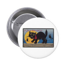 Vintage Halloween-Gruß-Karten-Klassiker-Plakate Button