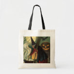 Vintage Halloween-Hexe-rührender magischer großer  Taschen
