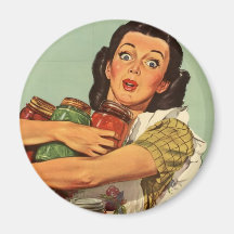 Vintage Hausfrau Magnete