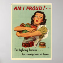 Vintage Hausfrau Posterdrucke