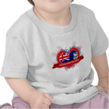 Vintage i-Liebe Falklandinseln Shirts
