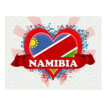 Vintage i-Liebe Namibia Postkarte