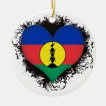 Vintage i-Liebe Neu-Kaledonien Weihnachtsbaum Ornament