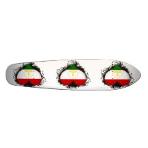 Vintage i-Liebe Tadschikistan Skateboardbretter