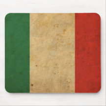 Vintage Italien-Flagge Mauspads