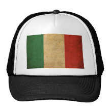 Vintage Italien-Flagge Truckermützen