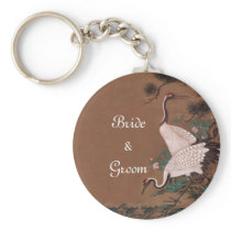 Vintage japanische Kräne, die KeyChain Wedding sin schlüsselanhänger