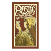 Vintage Kaffee-Geschäfts-Karte Visitenkarte
