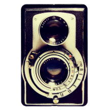 Vintage Kamera Eckige Magnete