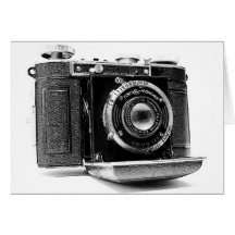 Vintage Kamera Karte