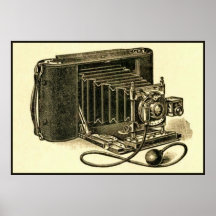 Vintage Kamera Posterdrucke