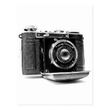 Vintage Kamera Postkarte