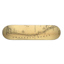 Vintage Karte der äußeren Banken (1862) Personalisiertes Deck