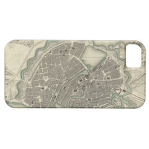 Vintage Karte von Hamburg Deutschland (1841) iPhone 5 Etui