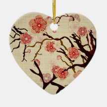 Vintage Kirschbaum Verzierung Ornamente