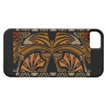 Vintage Kunst nouveau Braundrachen iPhone 5 Schutzhüllen