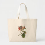 Vintage Leidenschafts-Blume Leinentasche
