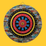 Vintage License Plates dartboards