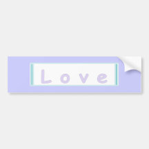 Vintage Liebe-Pastellfahne Autosticker