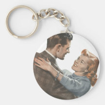 Vintage Liebe-Romance Jungvermählten sollen wir ta Schlüsselbänder