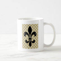 Vintage Lilie Kaffeetasse