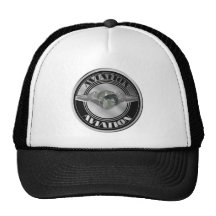 Vintage Luftfahrt-Kunst Trucker Mütze