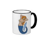 Vintage Meerjungfrau-Tätowierungs-Kunst Teetasse