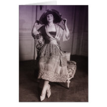 Vintage Mode Grußkarten