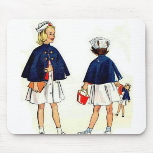 Vintage Mode-Muster Mousepads