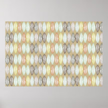 Vintage moderne Federn Plakatdrucke