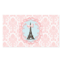 Vintage nennende Karte Paris Visitenkarten Vorlagen