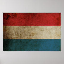 Vintage niederländische Flagge Plakatdruck