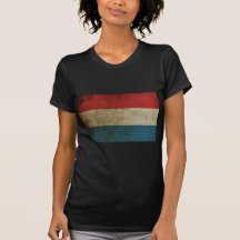 Vintage niederländische Flagge Tshirt