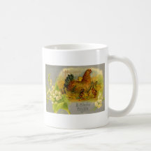 Vintage Ostern-Henne Teehaferl