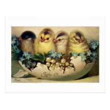 Vintage Ostern-Karten-Wiedergabe-Postkarte,