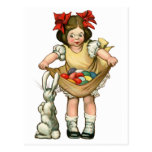 Vintage Ostern-Postkarte