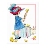 Vintage Ostern-Postkarte