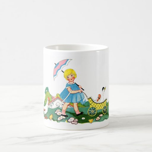 Vintage Ostern-Schale Kaffee Haferl