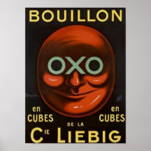 Vintage OXOBuillion Anzeige - Cie Liebig Plakat
