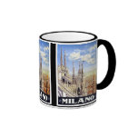 Vintage Reise Mailands Italien Tee Haferl