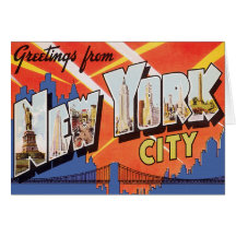 Vintage Reise New York City Karten