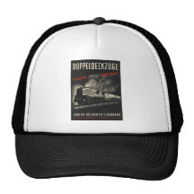 Vintage Reise-Plakat-Anzeigen-Retro Drucke Trucker Mützen