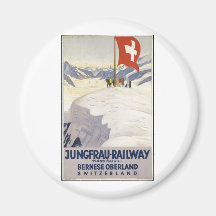 Vintage Reise-Plakat-Anzeigen-Retro Drucke Magnete