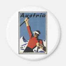 Vintage Reise-Plakat-Anzeigen-Retro Drucke Magnete