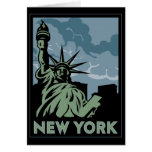Vintage retro Reise New York Vereinigte Staaten US Karten