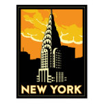 Vintage retro Reise New York Vereinigte Staaten US Postkarte