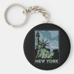 Vintage retro Reise New York Vereinigte Staaten US Schlüsselbänder