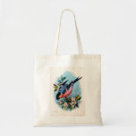Vintage Retro schöne Vogel-Tasche