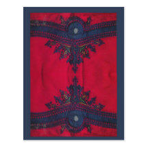 Vintage Romanian embroidery, traditional design Post Cards