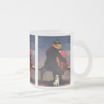 Vintage romantische Liebe, Romance auf dem Strand Tee Haferl
